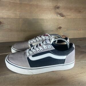 Vans old skool Mens size 8 shoes gray black athletic skate sneakers